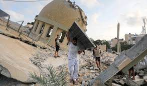 Masjid-Gaza-Usai-Serangan-Israel