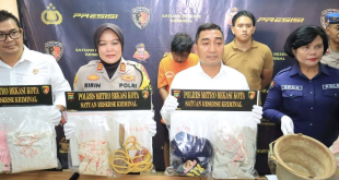 Konfrensi pers kasus pembunuham bocah di Bekasi Kota